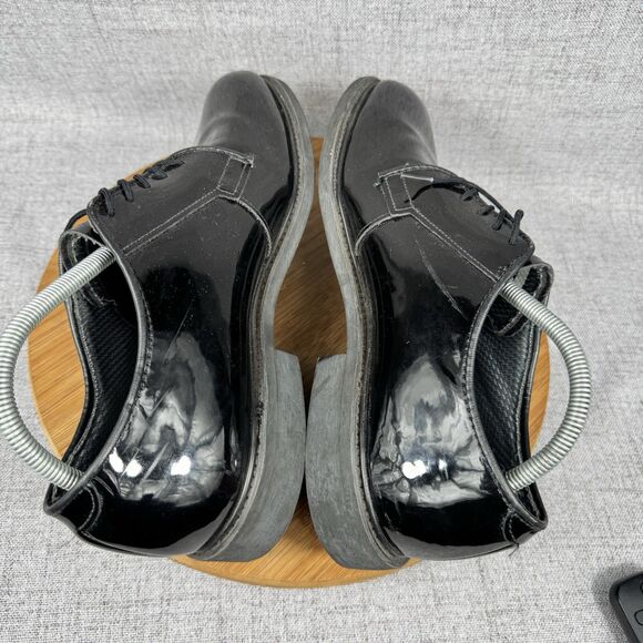Bates Dress Shoes Men\'s 11 D Patent Leather Vibram Soles